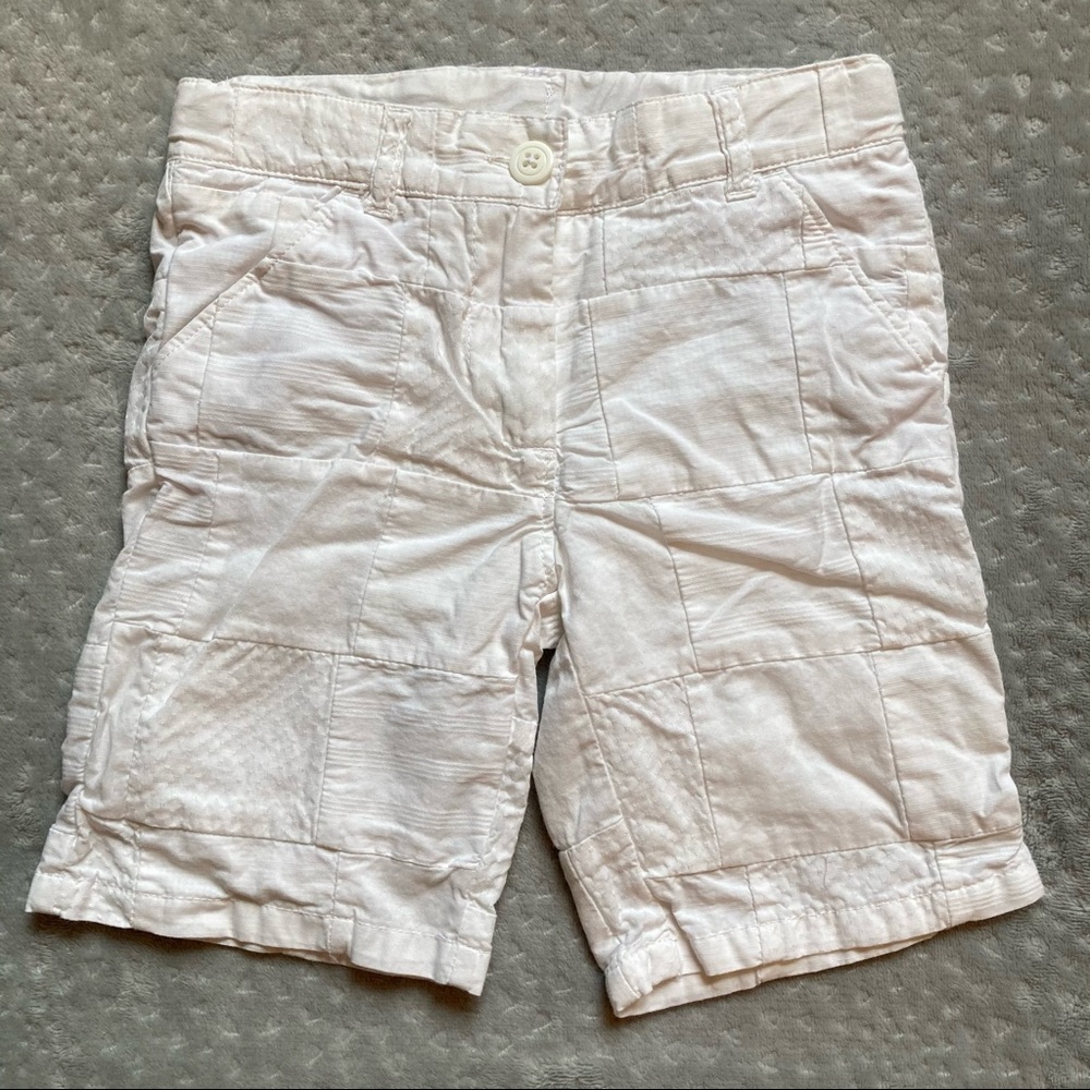 Janie and Jack White Quilted Pattern Shorts!